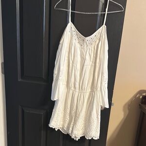 White Eyelet Romper